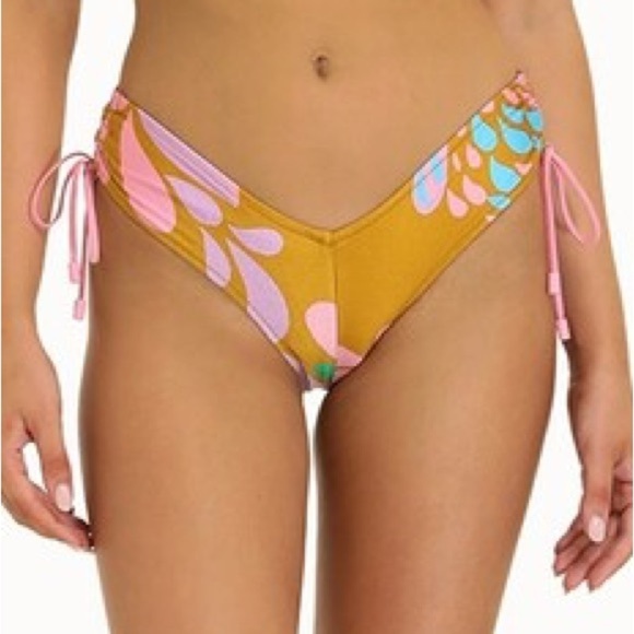 Zimmermann Teddy Ruched Side Bikini Bottom - Picture 1 of 7